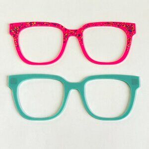Set of 2 3D Printed Murphy Eyewear Toppers-Pair Eyewear Murphy Frame Toppers-New